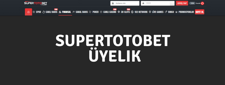 Supertotobet üyelik